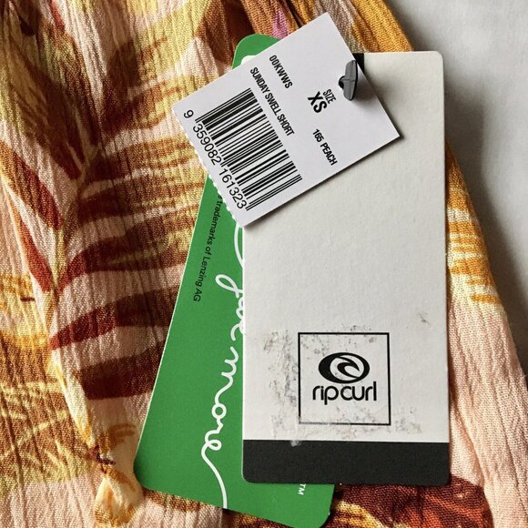 Rip Curl Shorts Sunday Swell Women’s Size XS Flutter Elastic Waist Tropical Prin - Picture 11 of 11